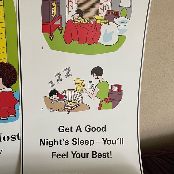 Positive Attitude 1980’s Posters Inspirational Good Deeds set of 6!! - Picture 7 of 14